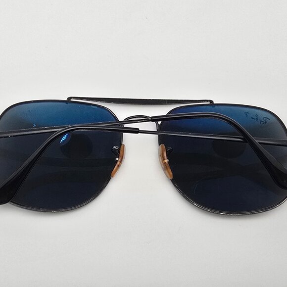 Ray-Ban RB3561 002/58 General Black Frame Polarized G-15 Lens Aviator Sunglasses - Picture 10 of 16